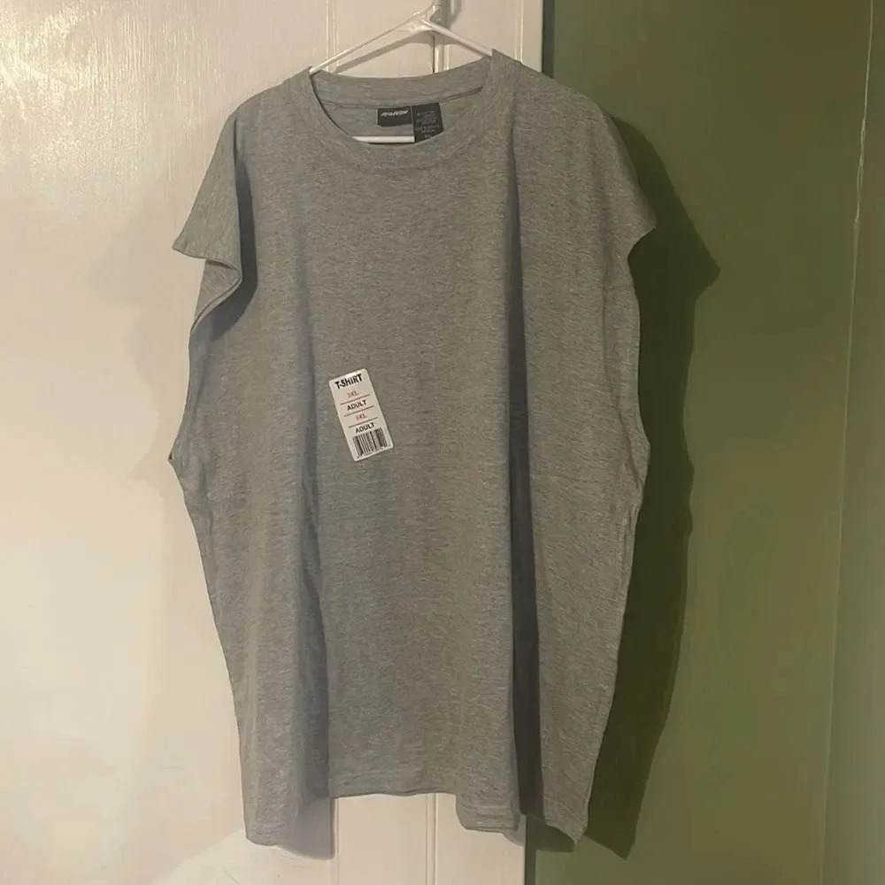 🎉3/$12 Pro Edge Mens sleeveless t-shirt Gray 3XL